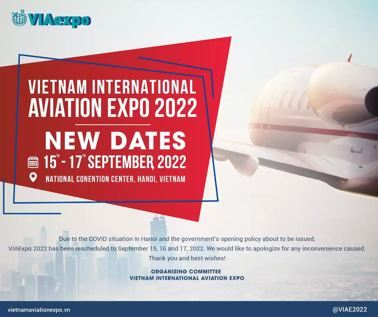 Triển lãm Hàng không Việt Nam - Via Expo 2022 tại Hà Nội