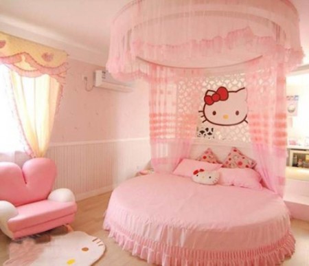 Những căn phòng lãng mạn với màu hồng Kitty 8