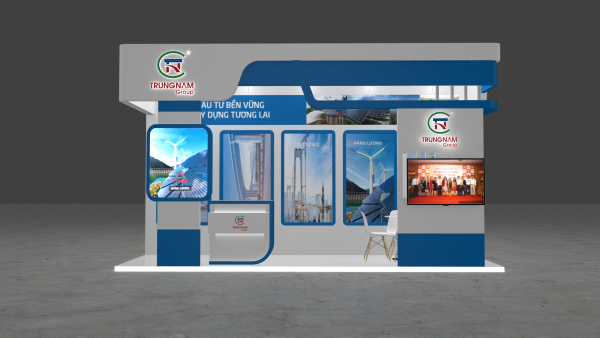 Thiết kế gian hàng triển lãm Vietnam Energy Summit - Gian hàng Trung Nam Group