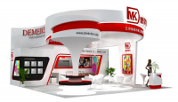 Mẫu thiết kế gian hàng Vietbuild đẹp