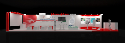 Thi công gian hàng triển lãm - Gian hàng Johnson &amp; Johnson