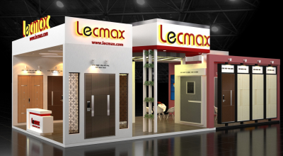 Thiết kế thi công gian hàng triển lãm Vietbuild 2021 - Gian hàng Lecmax